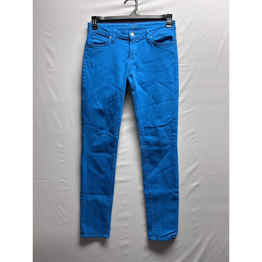 Kate Spade Women’s 26 Aqua Blue Broome Play Hooky Denim Jeans Skinny Fit